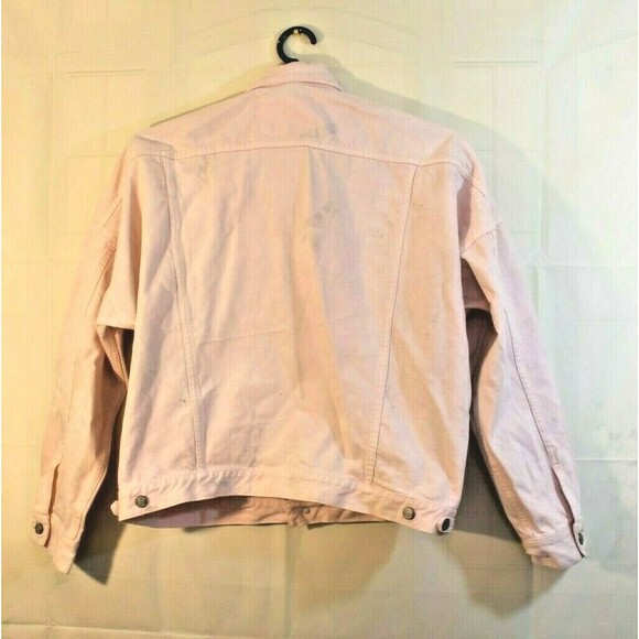 Boyish By Her Jean Jacket Oversized Pink Panther Denim Womens Size XL - Picture 8 of 8